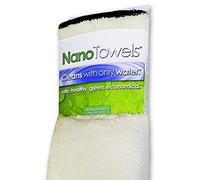 Nano Towels Life Miracle - Amazing Eco Fabric That Cleans Virtually Any Surface with Only Water. No More Paper Towels Or Toxic Chemicals. 4-Pack (14x14, Vanilla)