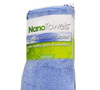 Nano Towels - The Amazing Eco Cloth That Cleans Virtually Any Surface with Only Water. No More Paper Towels Or Toxic Chemicals. 4-Pack (14x14, Blue)