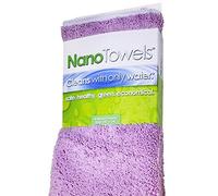 Nano Towels - The Amazing Eco Cloth That Cleans Virtually Any Surface with Only Water. No More Paper Towels Or Toxic Chemicals. 4-Pack (14x14, Lavender)