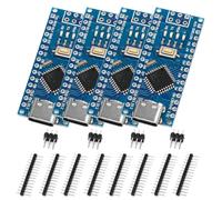 Nano V3 USB Board Binghe 4 Pcs Nano Module V3 with 328PB Chip Module CH340G Controller 5V/16MHz Type-C Interface 328PB-AU Microcontroller Compatible with Arduino