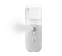 Nano Water Spray - 102mm Face Humidifier | Portable Facial Mist Sprayer Rechargeable Device - ABS PC Silicone Moisturizer Hydrating Tool | Skincare Travel Beauty