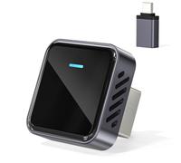 Nano Wireless CarPlay Adapter for Apple iPhone, Convert Wired CarPlay to Wireless, Stable Control & No Delay Latency with USB-A to USB-C Adapter