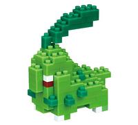 nanoblock Bandai Chikorita Pokemon Model Building Blocks Puzzles For Adults And Kids | Plastic Model Kits With Mini Bricks Make Great Pokemon Gifts For Boys Girls And Adults Age 12+