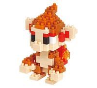 nanoblock Bandai Chimchar Pokemon Model Building Blocks Puzzles For Adults And Kids | Plastic Model Kits With Mini Bricks Make Great Pokemon Gifts For Boys Girls And Adults Age 12+
