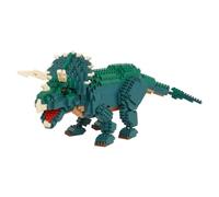 nanoblock Bandai Dinosaur Deluxe Edition - Triceratops - Mini Building Block Figure, Pixel Art - 930 Pieces - NBC031