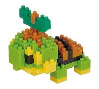 nanoblock Bandai Turtwig Pokemon Model Building Blocks Puzzles For Adults And Kids | Plastic Model Kits With Mini Bricks Make Great Pokemon Gifts For Boys Girls And Adults Age 12+