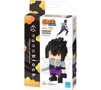 BANDAI - Nanoblock Sasuke Uchiwa-Naruto Shippuden-Mini Brick Figure-Building Game-NBCC135, NBCC135, Multicoloured