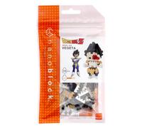 Bandai - Nanoblock - Vegeta - Dragon Ball Z - Mini Building Block Figure - Construction Game - Kit for Manga Pixel Figure - NBDB004