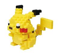 nanoblock Deluxe Pikachu Pokémon Model Building Blocks for Adults and Kids - Create a Giant Pikachu with Over 560 Pieces for Pokémon Fans Age 12+ - Bandai