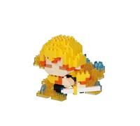 nanoblock Demon Slayer Zenitsu Agatsuma Model NBCC166 Building Blocks Puzzles For Adults And Kids | Plastic Model Kits With Mini Bricks Make Great Gifts For Boys Girls And Adults Age 12+