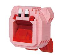 nanoblock Kirby Inhale Model NBCC162 Building Blocks Puzzles For Adults And Kids | Plastic Model Kits With Mini Bricks Make Great Gaming Gifts For Boys Girls And Adults Age 12+