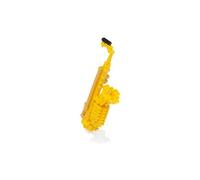 BANDAI Nanoblock Alto Saxophone Model | Nanoblocks Building Blocks Puzzles For Adults And Kids | Build Your Own Plastic Model Kits With Mini Bricks Make Great Gifts For Teens And Adults Age 12+