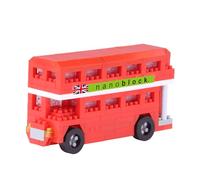 nanoblock NAN-NBH113 London Tour Bus Closed Top Toy, Multicolor