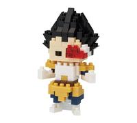 Bandai - Nanoblock - Vegeta - Dragon Ball Z - Mini Building Block Figure - Construction Game - Kit for Manga Pixel Figure - NBDB004
