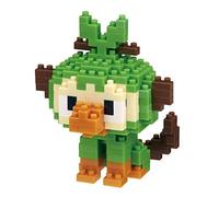 nanoblock NAN21610 Pokemon Grookey Ouistempo Chimpep Toy, Multicolored
