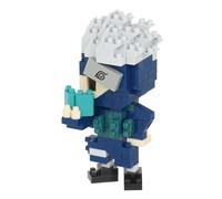 Nanoblock Bandai Kakashi Hatake - Mini Building Block Figure - Construction Game - Kit for Manga Pixel Figure - NBCC137