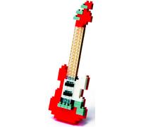 NANOBLOCK NBC.037 - ELECTRIC GUITAR RED - MINI SERIES 130 Pieces - NEW