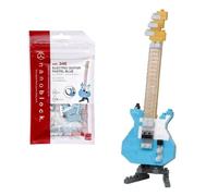 nanoblock - NBC-346 - Electric Guitar Pastel Blue Multicoloured
