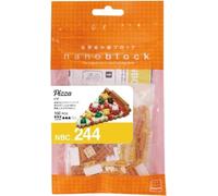 nanoblock NBC244 Pizza Toy, Multi-Colour