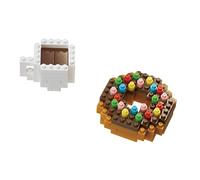 nanoblock NBC246 Donut and Coffee Toy, Multi-Colour