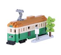 nanoblock NBH-102 - Melbourne Tram/Melbourne Tram Mini Building Block 3D Puzzle, Sights to See Series, 290 Pieces, Difficulty Level 3, Heavy