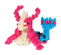 Nanoblock Model Kit Milotic Pokemon – Plastic Mini Bricks Building Set Age 12+