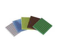 Nanoblock Plate Set 10 x 10 NB-024 Japan Hobby Building Toy Complete Sets &