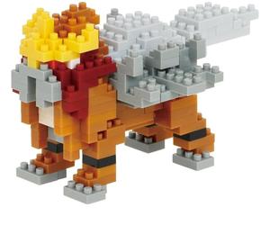 Nanoblock Pokemon Entei - 240-Piece Nano Block Kit | Official Kawada Licensed