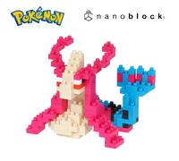 Nanoblock Model Kit Milotic Pokemon – Plastic Mini Bricks Building Set Age 12+