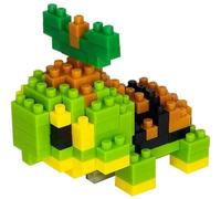 nanoblock Bandai Turtwig Pokemon Model Building Blocks Puzzles For Adults And Kids | Plastic Model Kits With Mini Bricks Make Great Pokemon Gifts For Boys Girls And Adults Age 12+
