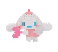 Nanoblock Sanrio Cinnamoroll Dreaming Angel Model | Build Your Own Collectible Sanrio Figurine Using Micro Building Blocks | Mini Construction Model Kit for Adults & Kids Age 12+