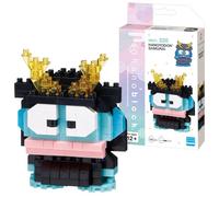 Nanoblock Sanrio Hangyodon Samurai Model | Nanoblock Building Blocks Puzzles For Adults And Kids | Plastic Model Kits With Mini Bricks Make Great Sanrio Gifts For Boys Girls And Adults Age 12+