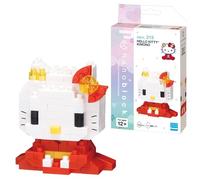 nanoblock Sanrio Hello Kitty Kimono Model - Mininano Building Blocks | Sanrio Mini Model Kits - Plastic Model Kits With Mini Bricks Make Great Sanrio Gifts - Hello Kitty Model Kit