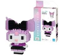 Nanoblock Sanrio Kuromi Dress Up Model | Nanoblock Building Blocks Puzzles For Adults And Kids | Plastic Model Kits With Mini Bricks Make Great Sanrio Gifts For Boys Girls And Adults Age 12+