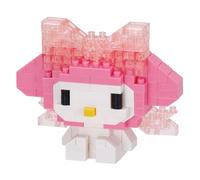 Nanoblock Sanrio My Melody Big Ribbon Model | Build Your Own Collectible Sanrio Figurine Using Micro Building Blocks | Mini Construction Model Kit for Adults & Kids Age 12+
