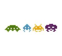 nanoblock Space Invaders Model NBCC108 Building Blocks Puzzles For Adults And Kids | Build Your Own Plastic Model Kits With Mini Bricks Make Great Gifts For Teens And Adults Age 12+