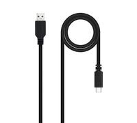 NanoCable 10.01.2102 Cable 3A USB 2.0 to USB-C Male to Male 2 m Black
