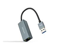 NANOCABLE 10.03.0405 - USB 3.0 to Gigabit Ethernet Converter 10/100/1000 Mbps, Aluminium, Grey, 15 cm