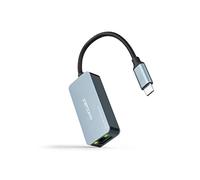 NANOCABLE 10.03.0410 USB-C 3.2 GEN1 to Ethernet 2.5G Converter USB-C 3.2 GEN1 to Ethernet 2.5G Adapter, Aluminium Enclosure, Grey, 15cm
