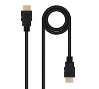 NANOCABLE 10.15.3801-L150 HDMI Cable V2.0 4K@60Hz 18Gbps A/M-A/M 1.5m Black
