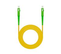 NANOCABLE 10.20.0001 - Fibre Optic Cable for SC/APC to SC/APC Singlemode LSZH Router, Yellow, 1 m