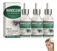 NanoClear Eye Drops,Nano eye drops Serum, Vision Recovery Eye Drops, Dry Eye drops for Humans, Relieve eye Fatigue, Stress & Teary Eyes, Gentle and Effective, Natural for Dry Eyes, Eye Care