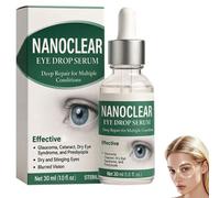 NanoClear Eye Drops,Nano eye drops Serum, Vision Recovery Eye Drops, Dry Eye drops for Humans, Relieve eye Fatigue, Stress & Teary Eyes, Gentle and Effective, Natural for Dry Eyes, Eye Care