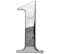 Nanocoast 3" Self Adhesive Door Number Mirror Polished, 1