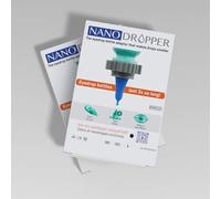 NANODROPPER Adaptor for Eyedrop Bottles - Volume Reducing Adaptor to Extend Bottle Life, Improve Aiming, Reduce Side Effects - 2 Pack