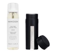 Nanogen Fibre Locking Spray 100ml & Nanogen Hair Thickening Fibres Med Brown 1 Bundle