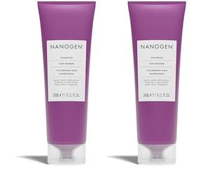 NANOGEN Thickening Hair Treatment Shampoo for Women 240ml (Pack of 2)