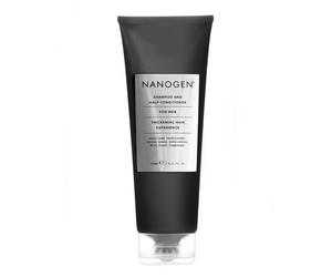Nanogen Thickening Shampoo and Half Conditioner for Men 240ml - Sensitive, deep cleansing with Salicylic acid and Hair Growth Ingredients to encourage