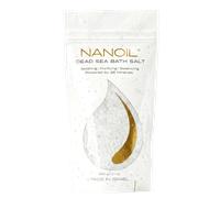 Nanoil Dead Sea Bath Salt 500g - Mineral Salt for Bath, Salt for Foot spa, Pure and 100% Natural Dead sea Salt, Dead sea Salt for Soaking, deep Skin revitalising & Nourishing, Relaxing Home spa