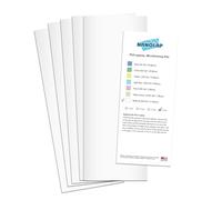 NANOLAP PSA Adhesive Polishing Film, 5 Pieces 0.3 Micron (60,000 Grit), 4-1/4" x 11" Micro Finishing Fine Sanding Paper, Sanding Film for Sharp Sharpening System